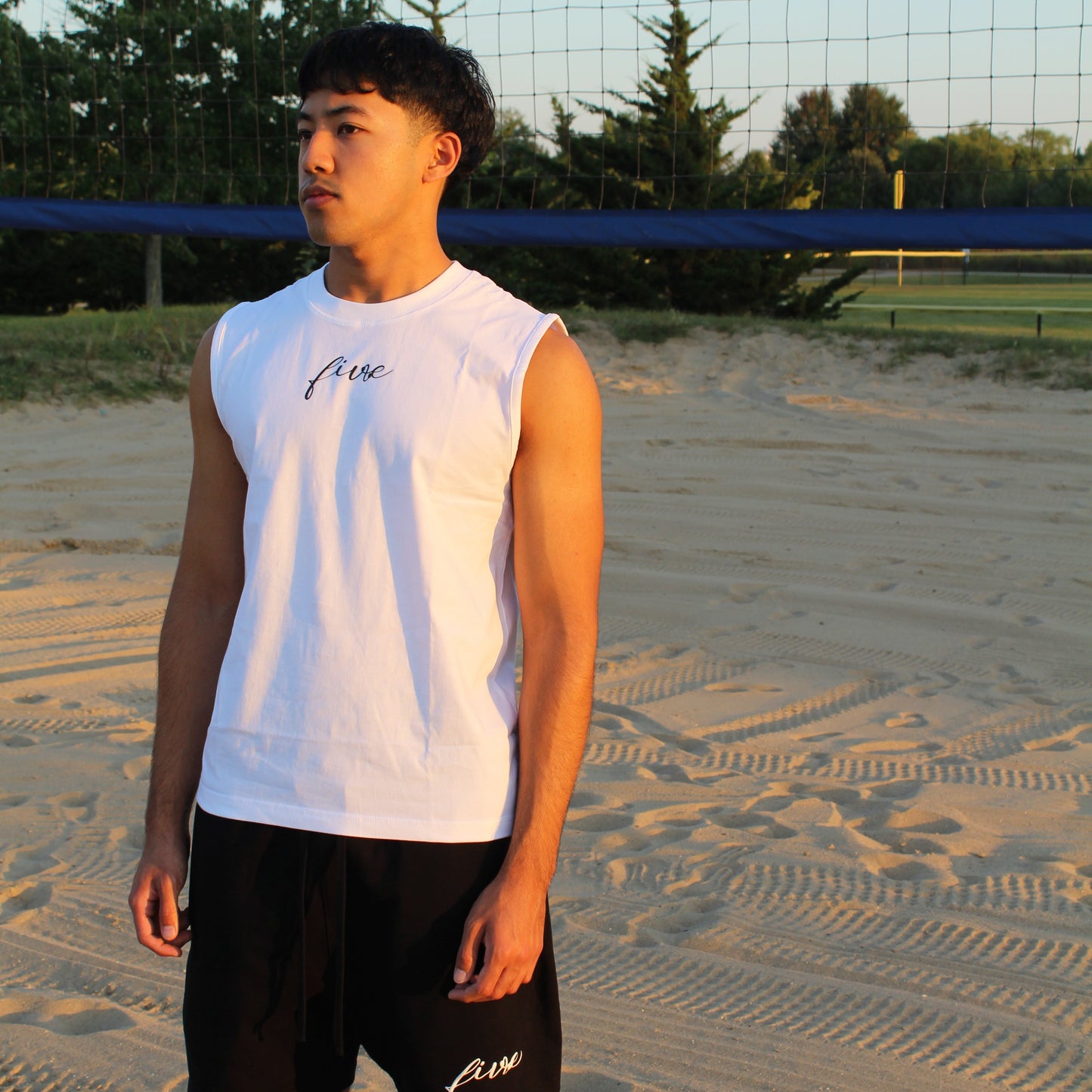 Drawstring Sweat Shorts Black