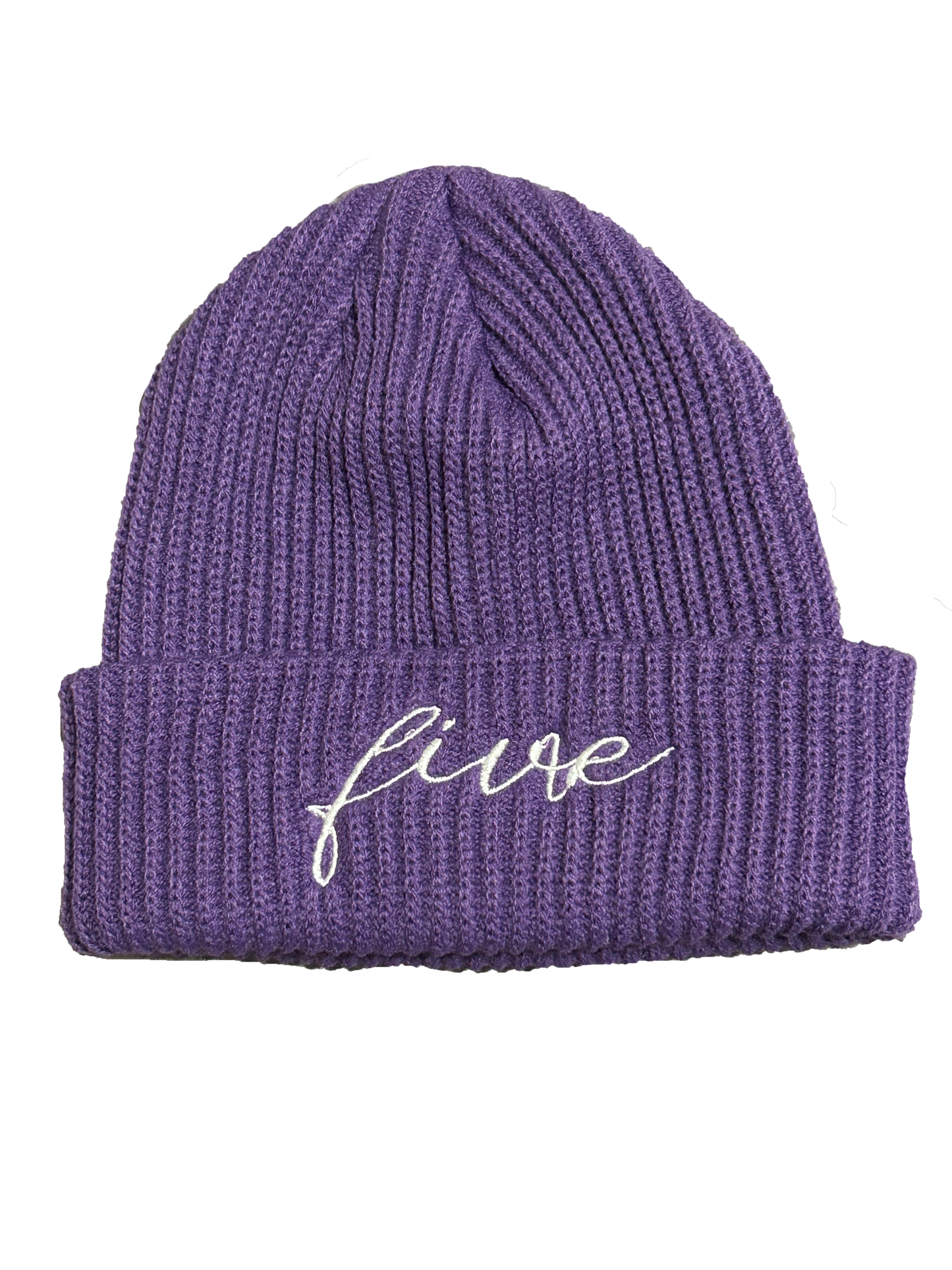 Knitted Beanie (purple)