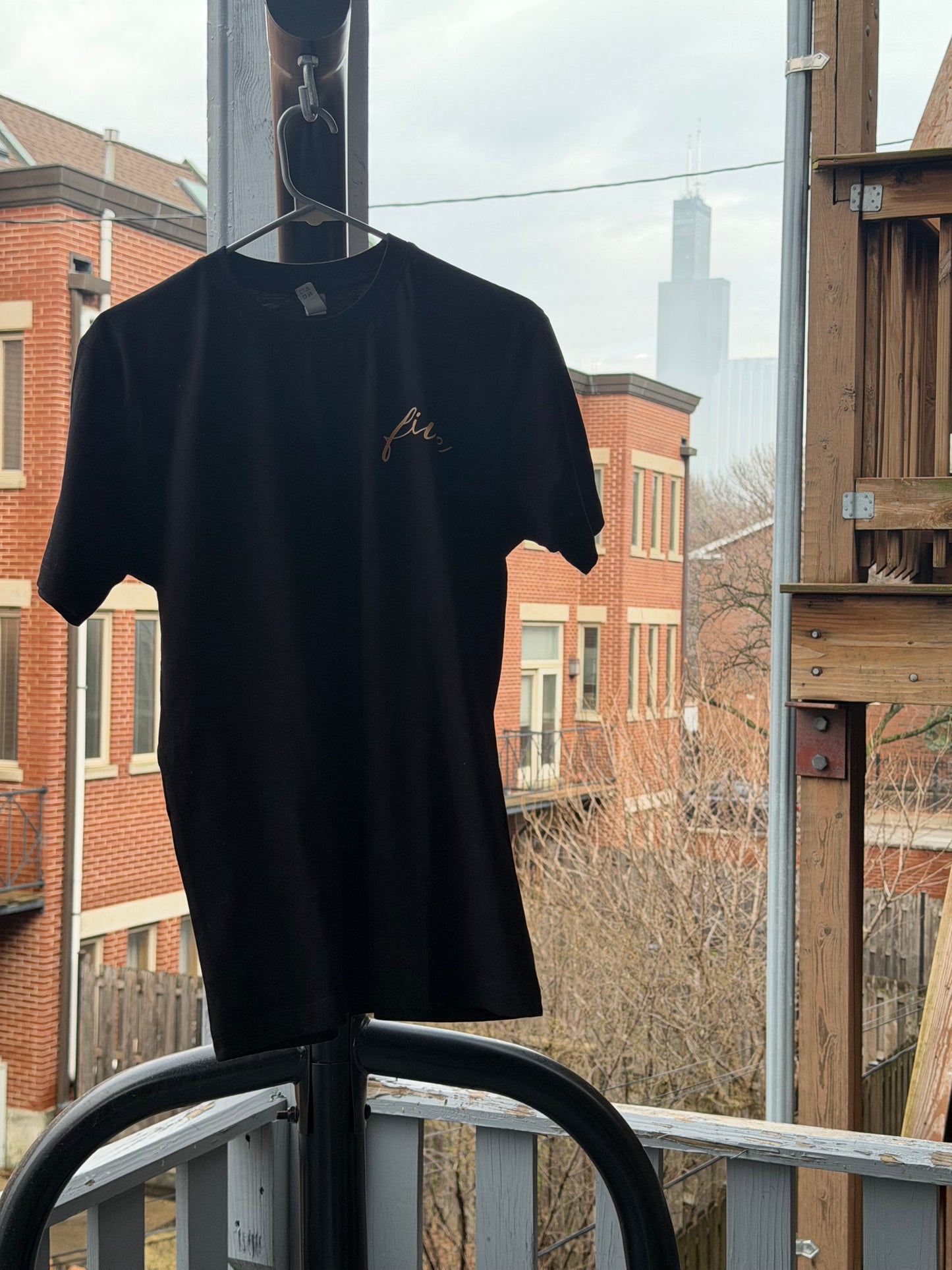 Black tee