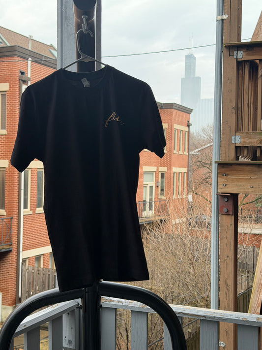 Black tee